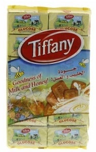 Tiffany Glucose Milk & Honey Biscuits 50 g 12 Packs