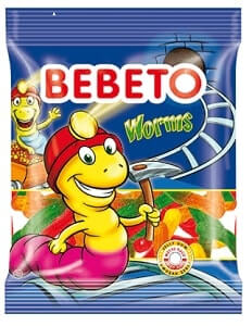 Bebeto Jelly Gum Worms 175 g