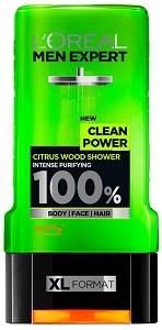 L'Oreal Men Expert Shower Gel Clean Power Citrus Wood 300 ml