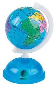 Centrum Plastic Sharpener Globe