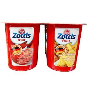 Zott Zottis Yoghurt Fruits Low Fat 0.1 Percent 115 g x4