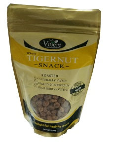 Vivere Whole Tiger Nut Snack Roasted Sachet 250 g