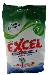 MyMy Excel Deep Cleaning Detergent Powder With Oxy Bleach Formula 1 kg