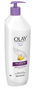 Olay Lotion Quench Age-Defying With Vitamin E Body 600 ml