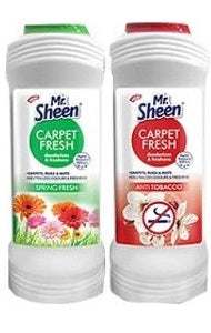 Mr Sheen Carpet Fresh Deodorises & Freshens Assorted 600 g