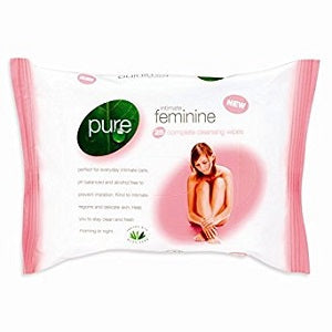 Pure Feminine Intimate Cleansing Wipes x25