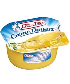 Elle & Vire Dessert Cream Vanilla 100 g x4