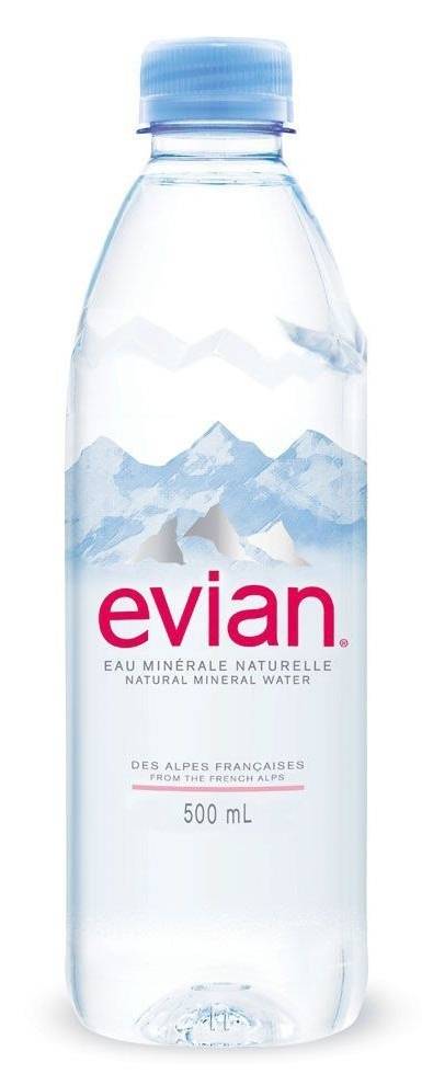 Buy Evian Natural Mineral Water Bottle , 500ml Online at Best Prices