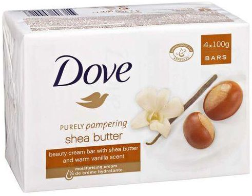 Dove Beauty Cream Bar Shea Butter 100 g x4