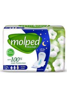 Buy Molped Sanitary Pad Ultra Soft Extra Long x7 in Nigeria, Feminine Care