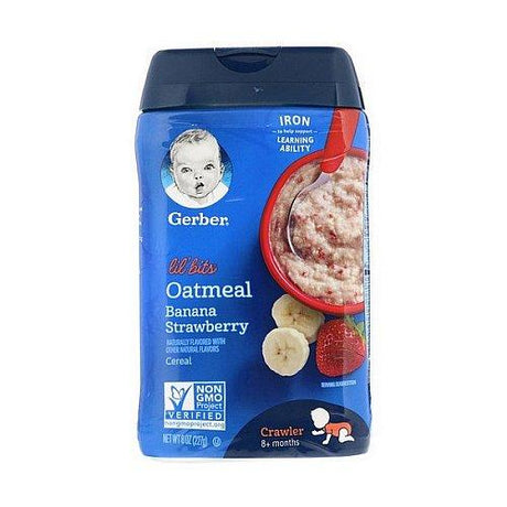 Gerber Oatmeal Banana & Strawberry Crawler 8 Months+ 227 g