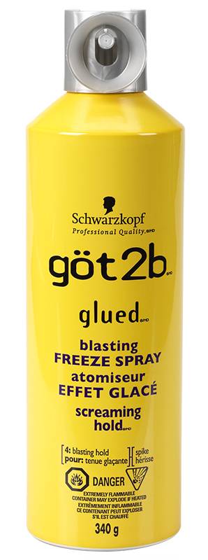 Schwarzkopf Got 2B Glued Blasting Freeze Spray Hold For Hair 340 g