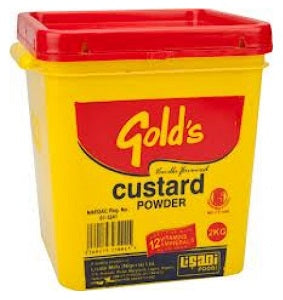 Gold's Custard Powder Vanilla 2 kg x4