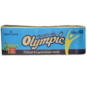 Olympic Full Cream Evaporated Milk 160 g x48