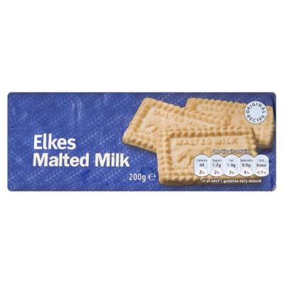 Elkes Malted Milk Biscuits 200 g