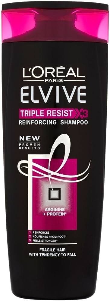 L'Oreal Elvive Shampoo + Conditioner Triple Resist X3 400 ml