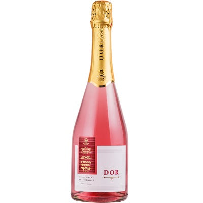 DOR Sparkling Rose Semi Dry Wine Demi Sec 75 cl