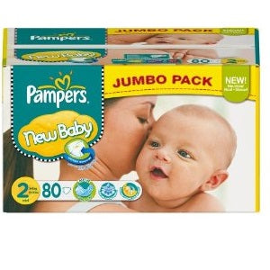Pampers Baby Dry Jumbo Pack Mini 2 3-6 kg x80 (NG)