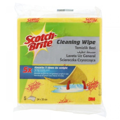 Scotch Brite Cleaning Wipe 34 x 35 cm x5