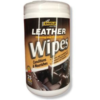 Shield Leather Wipes x25