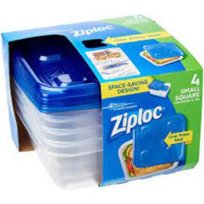 Ziploc® Rectangular Food Containers Pack of 4