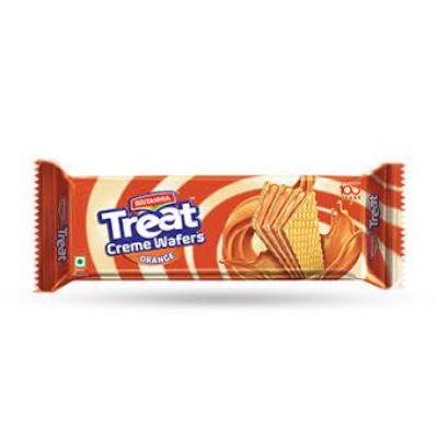 Britannia Treat Orange Cream Wafers 75 g