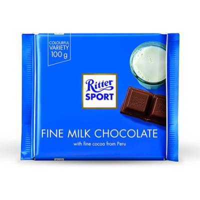 Ritter Sport Extra Fine Milk Chocolate 100 g