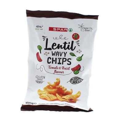 Spar Lentil Wavy Tomato & Basil Chips 100 g