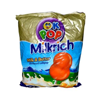 OK Pop Assorted Flavours Milk Lollipop 225 g