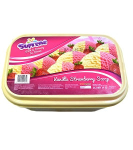 Supreme Ice Cream Strawberry Scoop 2 L