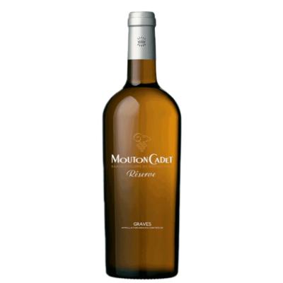 Mouton Cadet Reserve Graves Blanc 75 cl x6