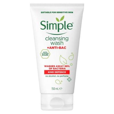 Simple Cleansing Wash + Anti-Bac 150 ml