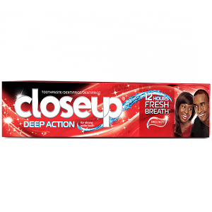 Close Up Toothpaste Deep Action Red Hot 55 g x10