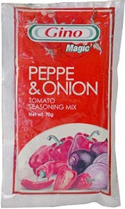 Gino Magic Peppe & Onion Tomato Mix Sachet 70 g x5