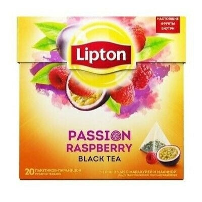 Lipton Raspberry & Passion Fruit Black Tea 32 g