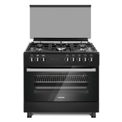 Bruhm Cooker BGC-9642GS 4 Gas + 2 Electric - Black