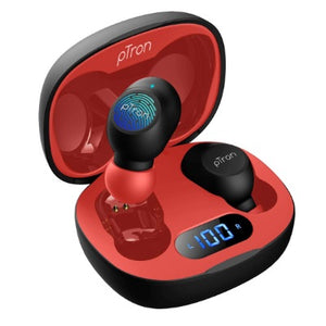 Ptron Bassbuds Pro - Black/Red