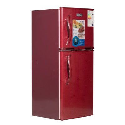 Nexus Double Door Fridge NX235 235 L Red/Silver