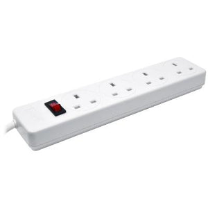 Sollatek Multiguard Mgx-4Up 13 Amp 4 Outlet With Switch 1.5 m