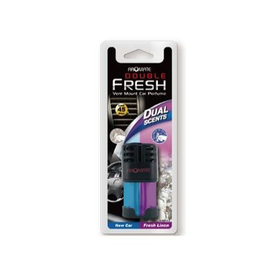 Aromate Double Fresh Vent Mount Car Perfume Fresh Linen 4.5 ml x2