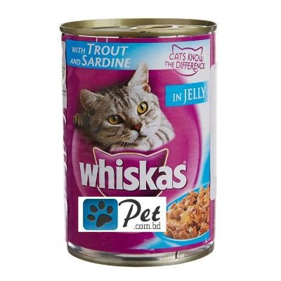 Whiskas In Jelly With Sardines & Trout 390 g