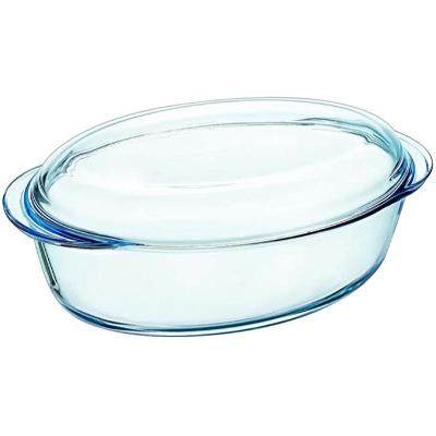 Pyrex Essential Oval Casserole 4. L (3 L + 1 L) 33 x 20 cm 459A000