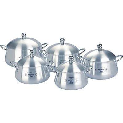 Kitchen King Julia Belly Cookware Set 16 cm/18 cm/20 cm/22 cm/24 cm 10 Pieces