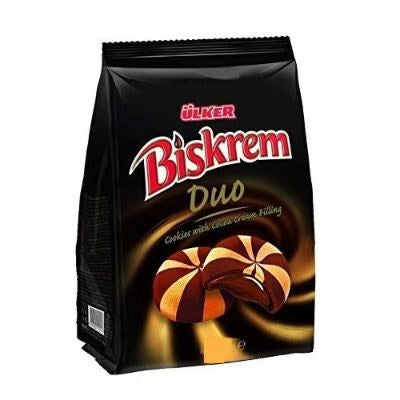 Ulker Biskrem Duo Cocoa Cream Biscuit 130 g