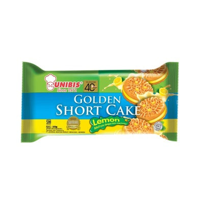 Unibis Golden Shortcake Lemon 220 g