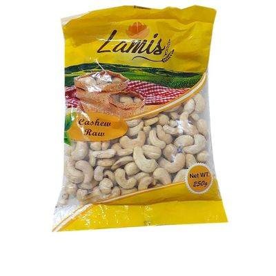 Lamis Raw Cashews 250 g