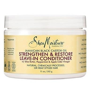 Shea Moisture Strengthen & Restore Jamaican Black Castor Oil Leave-In Conditioner 312G