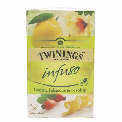 Twinings Infuso Lemon, Rosehip & Hibiscus Tea 40 g x20