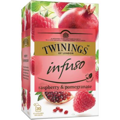 Twinings Infuso Raspberry & Pomegranate Tea 40 g x20