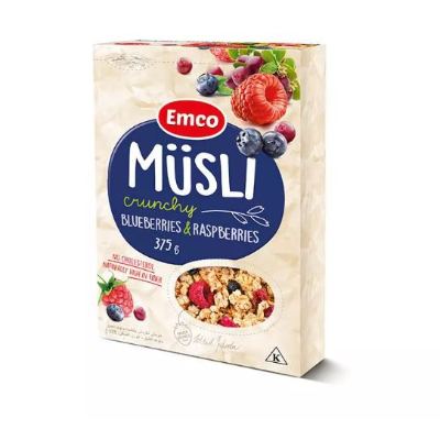Emco Musli Blueberries & Raspberries 375 g